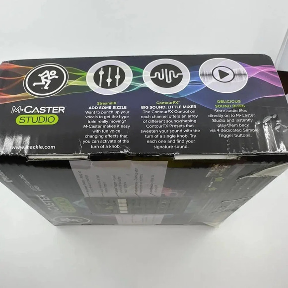 Mackie M-Caster Studio Desktop Live Streaming Mixer Bluetooth/USB Connect Black - Picture 8 of 11